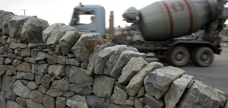 Example of Dry stone walling in Scotland