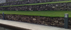 dry stone retaining walls