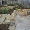 Dulloch Park retainin wall and steps