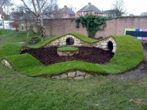 Dry stone playpark