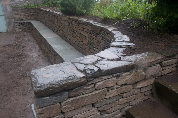 inverleith bench and retaining wall stone inspired inverleith bench and retaining wall stone inspired