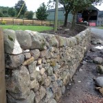 Dry stone wall