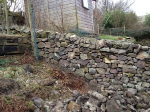 Dry stone wall