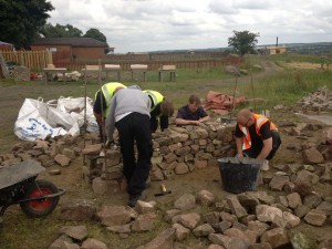 Dry stone walling training course