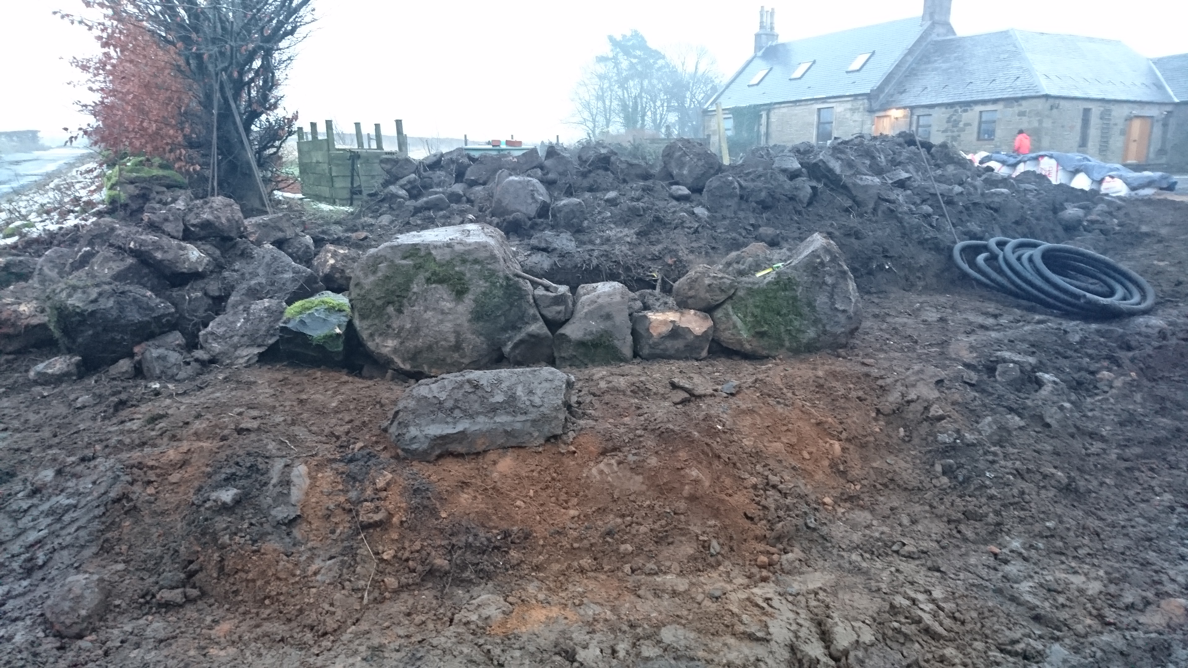 Big stone boulders