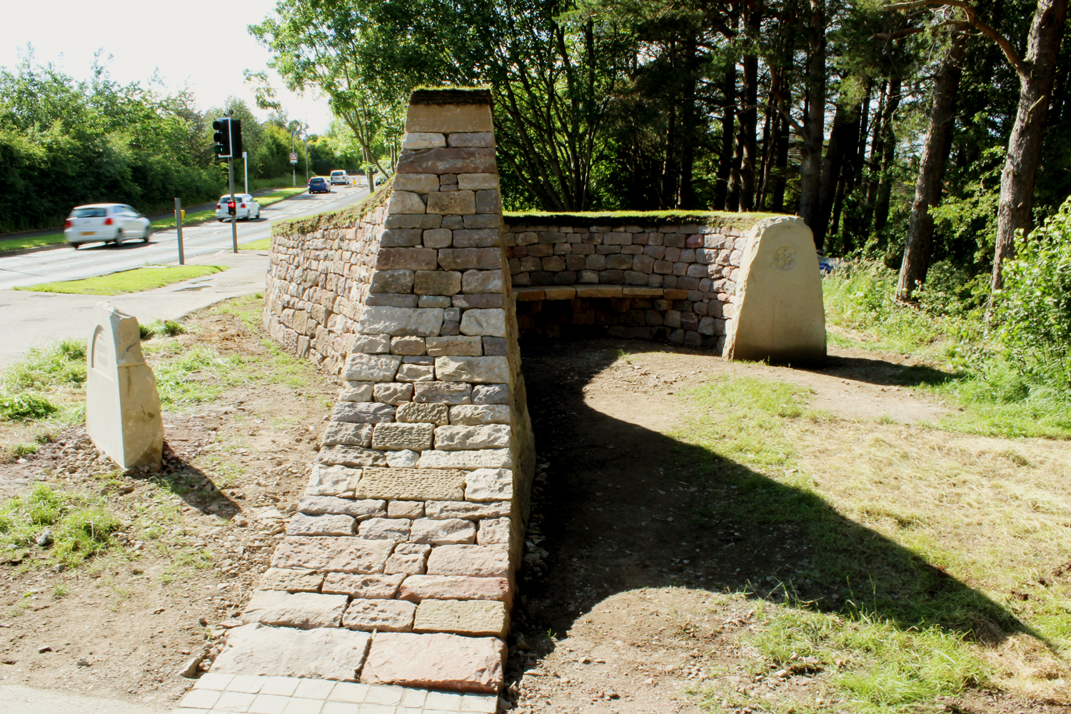 Dry stone entrance way