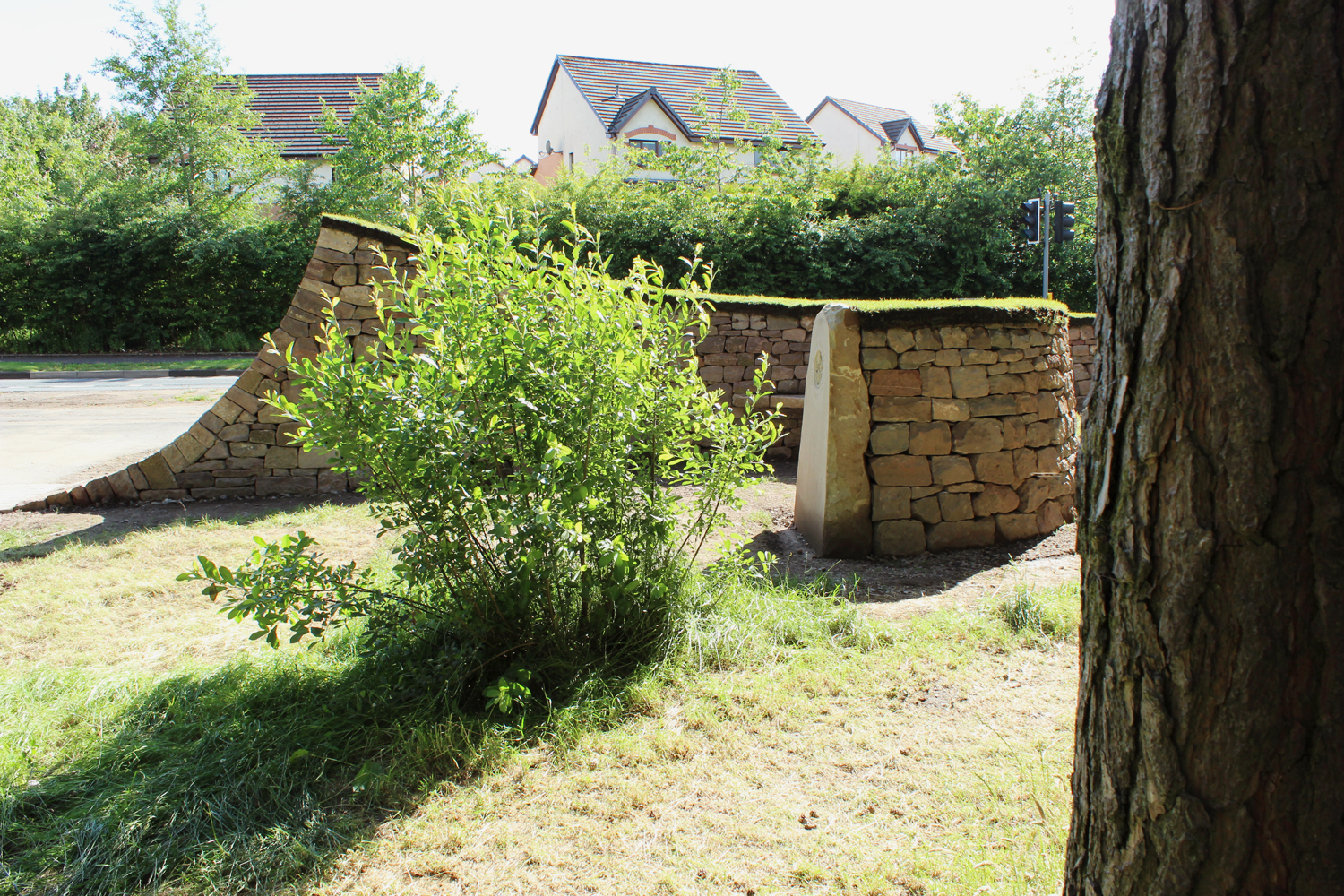 Dry stone entrance way