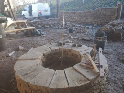 Stone firepit, Fife, Scotland