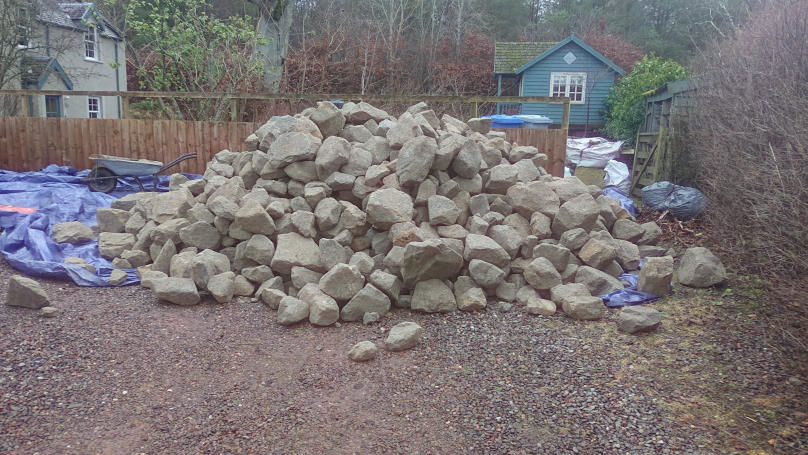 Stone pile