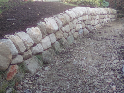 Edinburgh low retaining wall