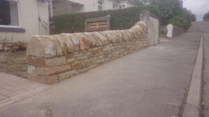 Milnathort dry stone wall