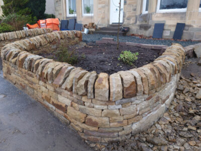 garden dry stone walls