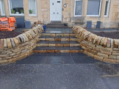 garden dry stone walls