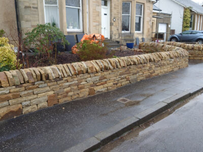 garden dry stone walls