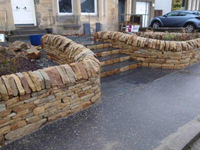 garden dry stone walls