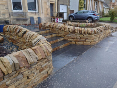garden dry stone walls