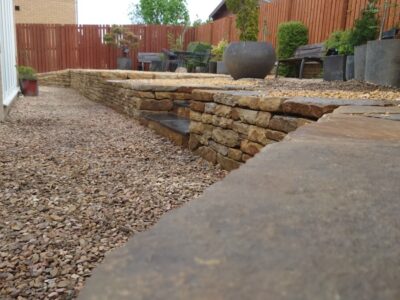 Alston stone and black limestone steps - the whole job