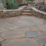 Murieston garden stone walls