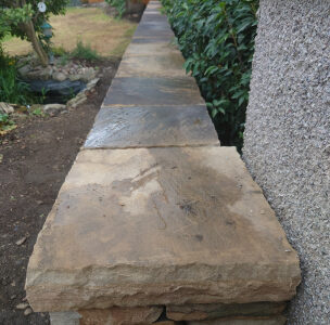 Large stone cap stones