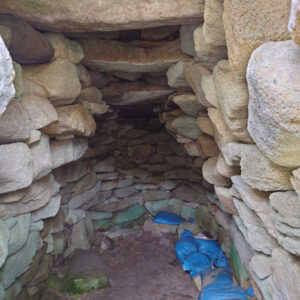 St Kilda cleit internal walls