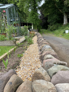 Dry stone wall in Braco, Perthshire