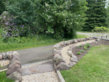 Dry stone wall in Braco, Perthshire