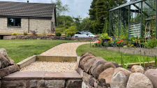 Dry stone wall in Braco, Perthshire