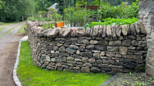 Dry stone wall in Braco, Perthshire