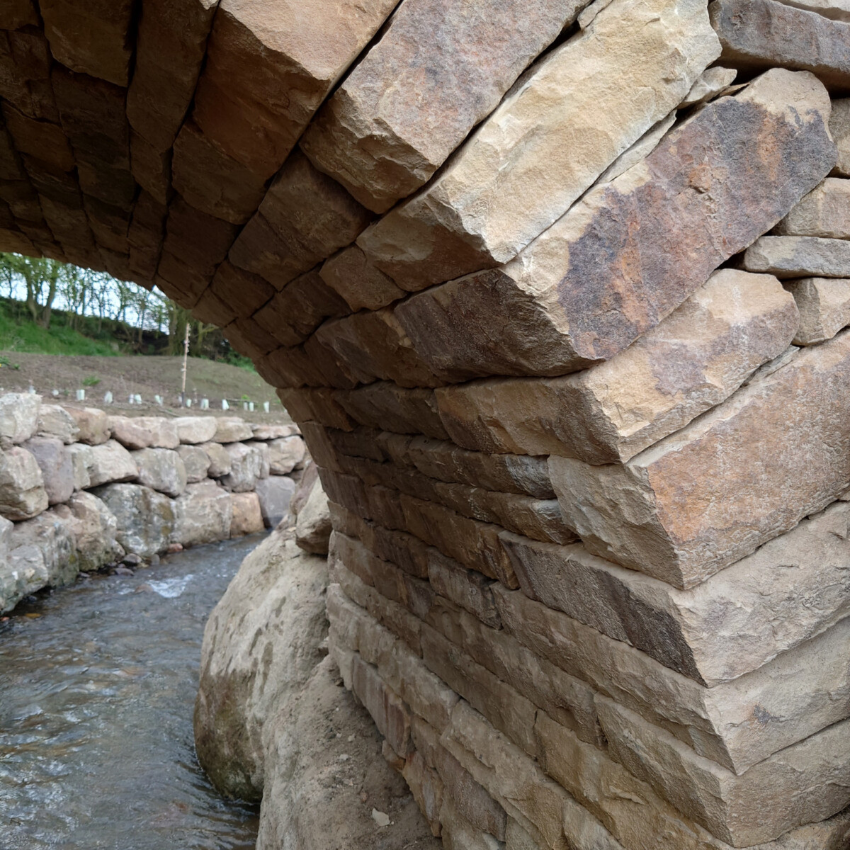 Stone Inspired Dry stone bridge Collessie, Fife Stone Inspired