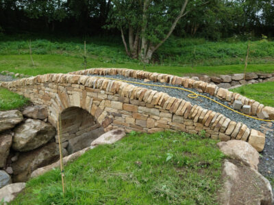 Dry stone bridge