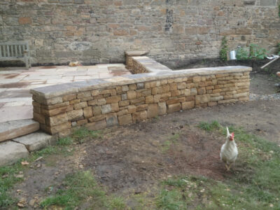 Edinburgh dry stone garden