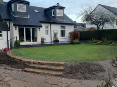 Elderslie dry stone garden