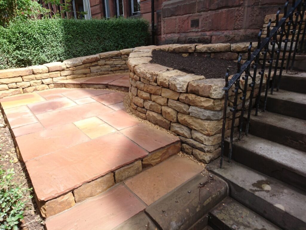 Hyndland front garden after