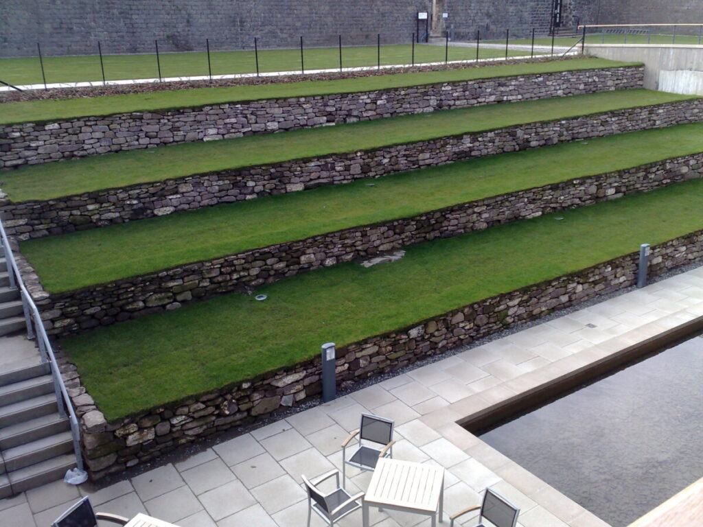 Norton House hotel drystone walling